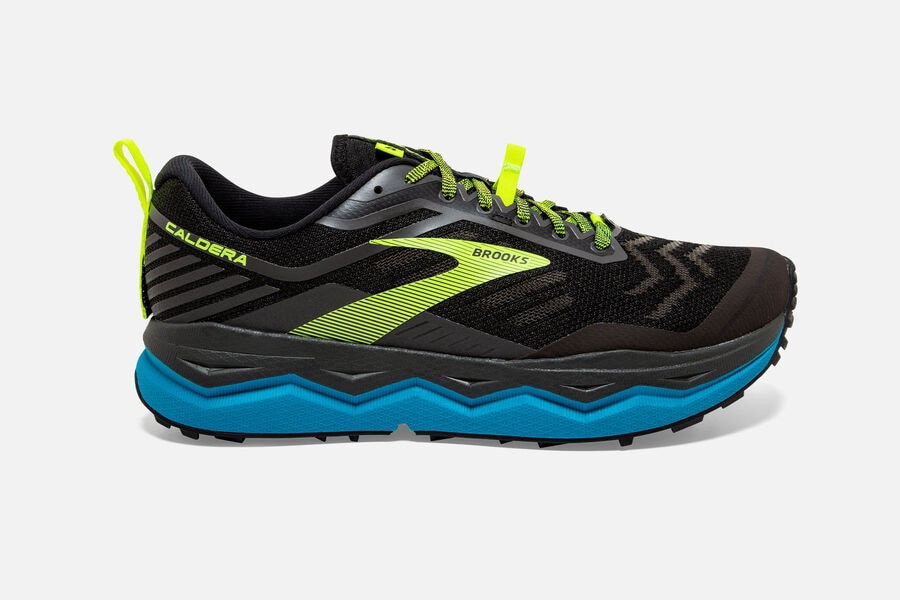 Zapatillas Trail Brooks Caldera 4 Hombre Negras/Azules Comprar SDEO45208